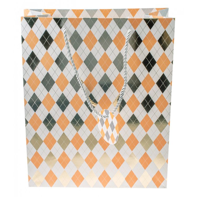 Подарочный пакет «Желтые ромбы» — картинка 3