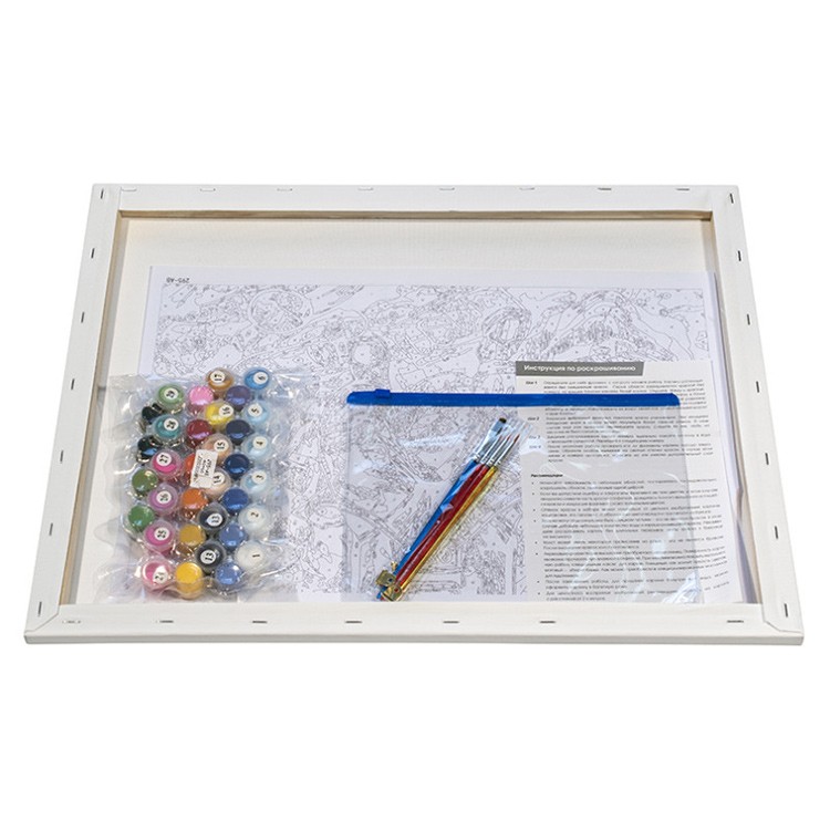 Картина по номерам «Космический праздник» — картинка 3