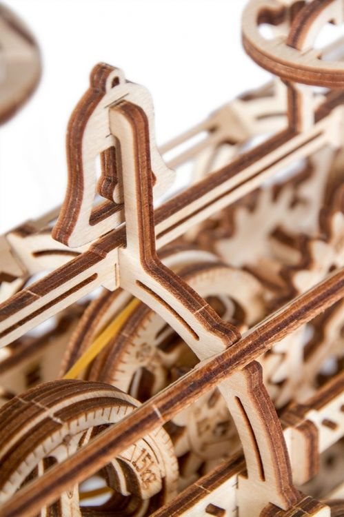 Конструктор из дерева «Локомотив R17 с рельсами», Wood Trick — картинка 5