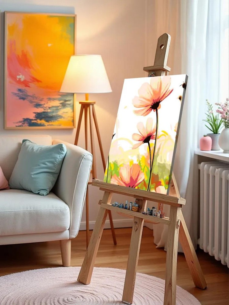 Картина по номерам «Полевые цветы 2» — картинка 9