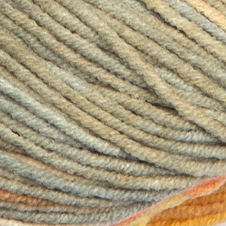 Пряжа YarnArt Jeans Crazy (8210), мультиколор, 5 шт. по 50 г — картинка 2