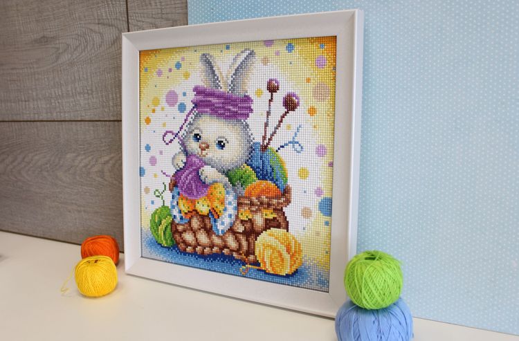 Алмазная вышивка «Рукодельный кролик» — картинка 2