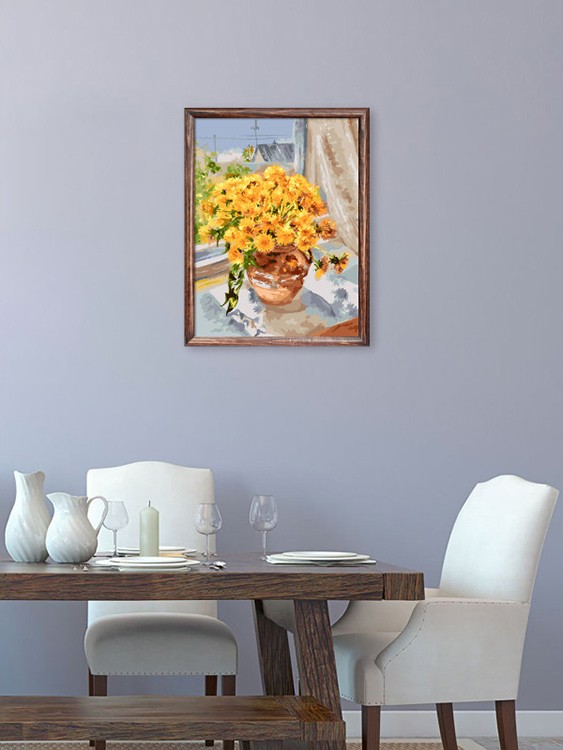 Картина по номерам «В родном доме» — картинка 9