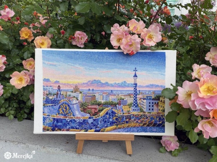 Набор для вышивания «Барселона. Парк Гуэль» — картинка 2