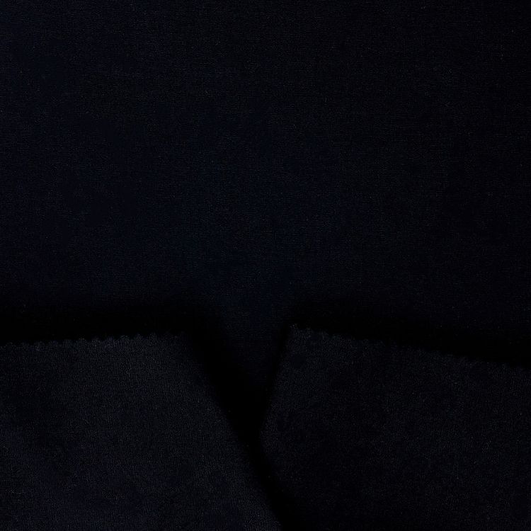 Ткань Поплин стрейч, 5 м x 150 см, 125 г/м², цвет: черный, TBY — картинка 3