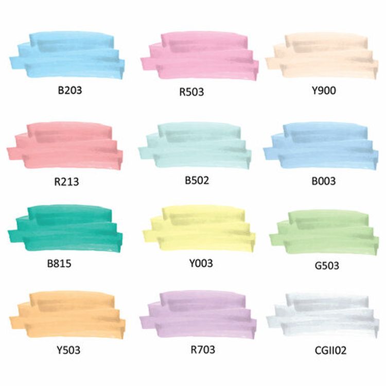 Маркеры для скетчинга двусторонние 1 мм - 6 мм BRAUBERG ART CLASSIC, цвет: пастельные цвета — картинка 4