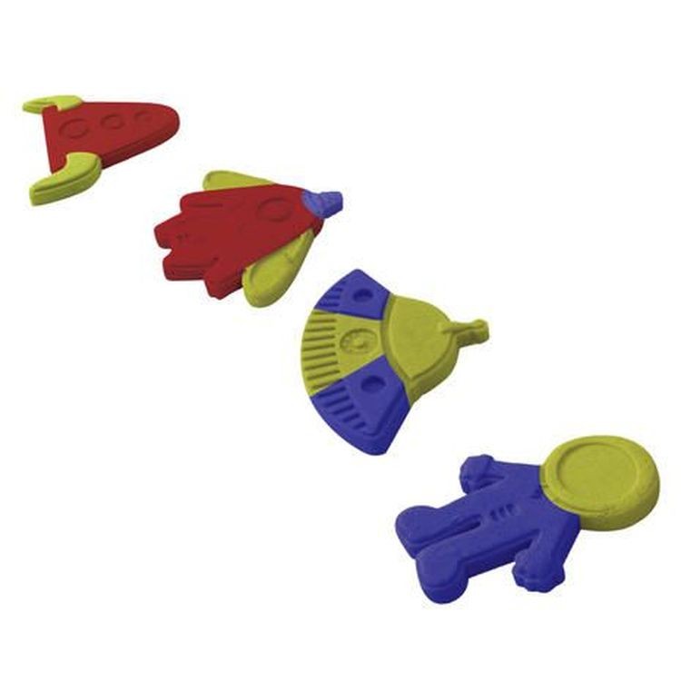 Тянущийся пластилин Эластик «Space», желтый, синий, красный, 360 гр. — картинка 7