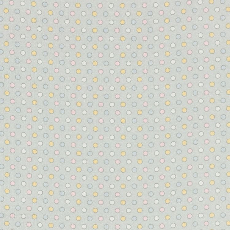 Ткань для пэчворка Молочные Сны Фланель, 175 г/м², 100% хлопок, цвет: серый, принт, Peppy
