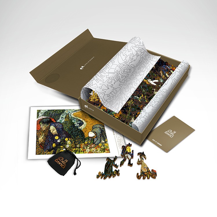 Деревянные пазлы DAVICI «Воспоминание о саде в Эттене» Винсента Ван Гога — картинка 9