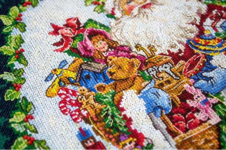 Набор для вышивания «Jolly Saint Nick» — картинка 2