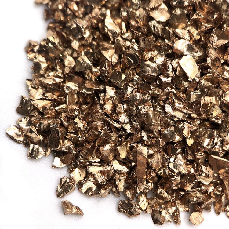 Стеклянная крошка мелкая бронзовая, 100 гр — картинка 2