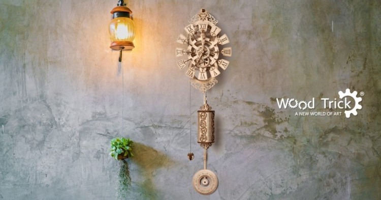 Конструктор из дерева «Маятниковые часы», Wood Trick — картинка 6