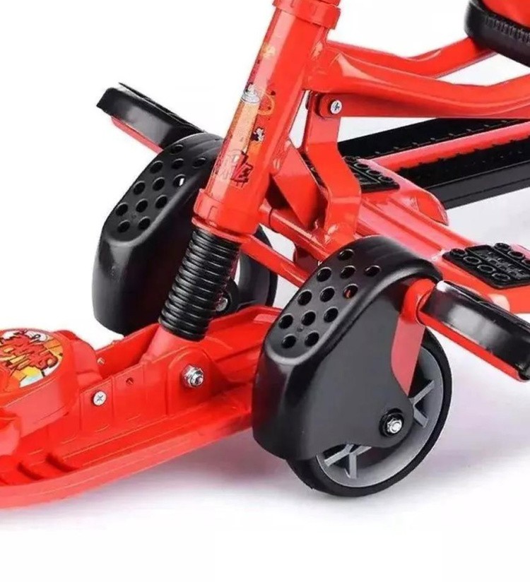 Снегокат детский со спинкой Тимка спорт 6 Граффити — картинка 10