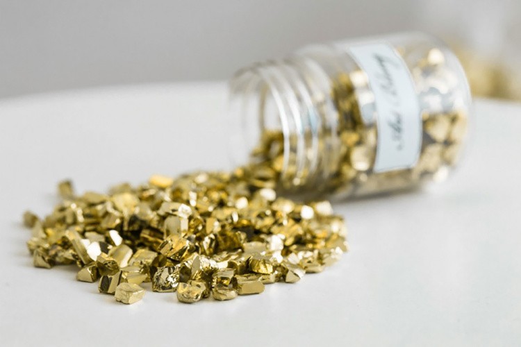 Стеклянная крошка Art Blong Золото, 50 г — картинка 3