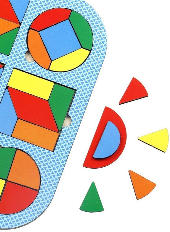 Развивающее пособие из дерева. Головоломка «Калейдоскоп. Море» — картинка 2