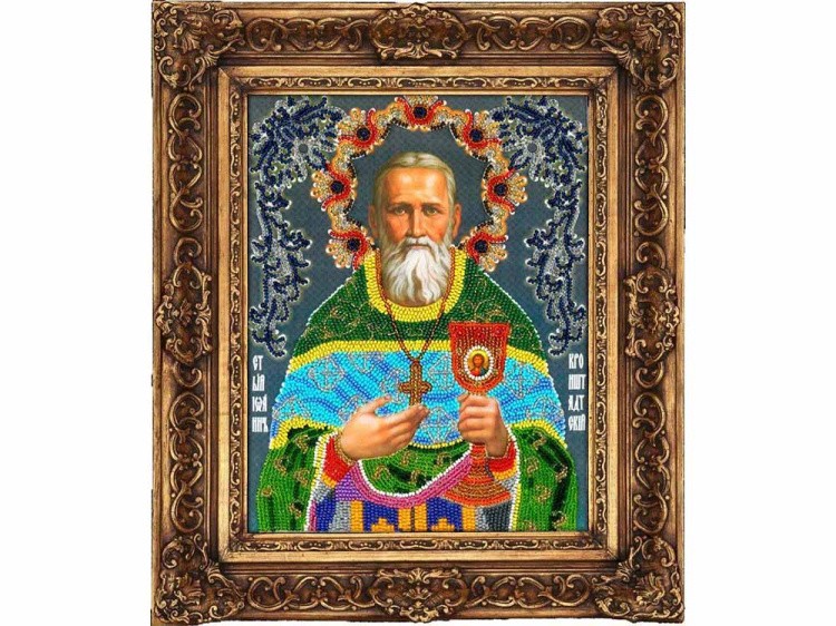 Набор вышивки бисером «Святой Иоанн Кронштадтский» — картинка 2