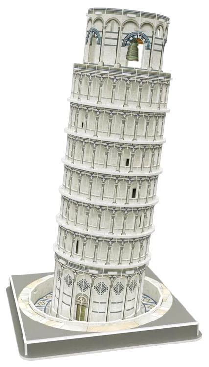 3D пазл CubicFun «Пизанская башня» — картинка 2