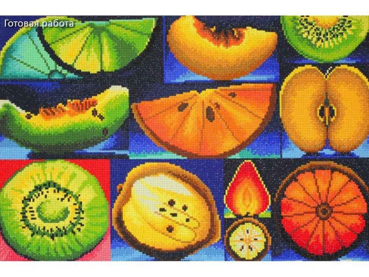 Алмазная вышивка «Алмазные фрукты» — картинка 2