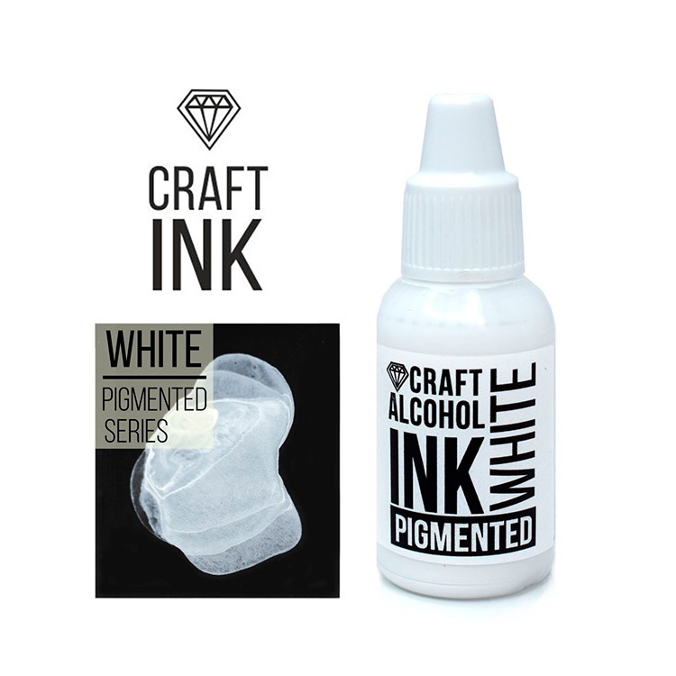 Алкогольные чернила белые (White Mixativ) 20 мл, Craft Alcohol INK