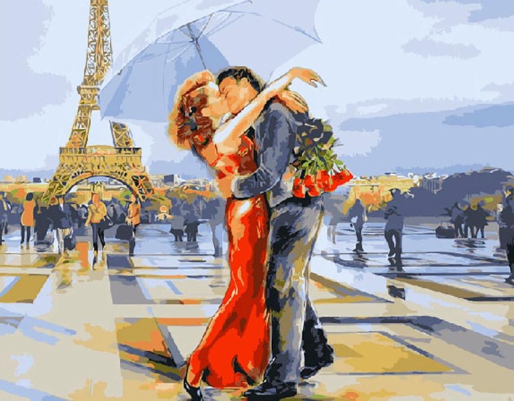 Картина по номерам «В Париже»