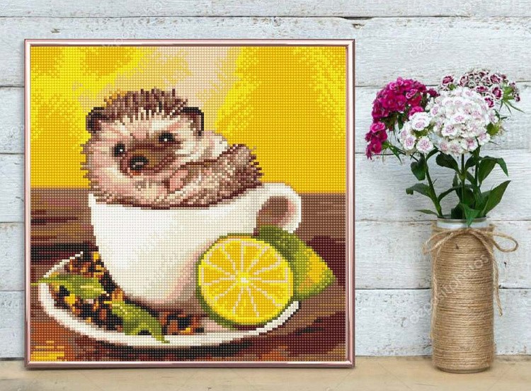 Алмазная вышивка «Улыбнись» — картинка 3