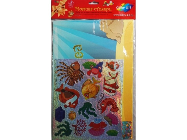 Мозаика из стикеров «Морское царство» — картинка 4
