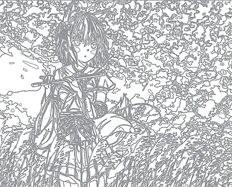 Картина по номерам «Кицунэ» — картинка 2