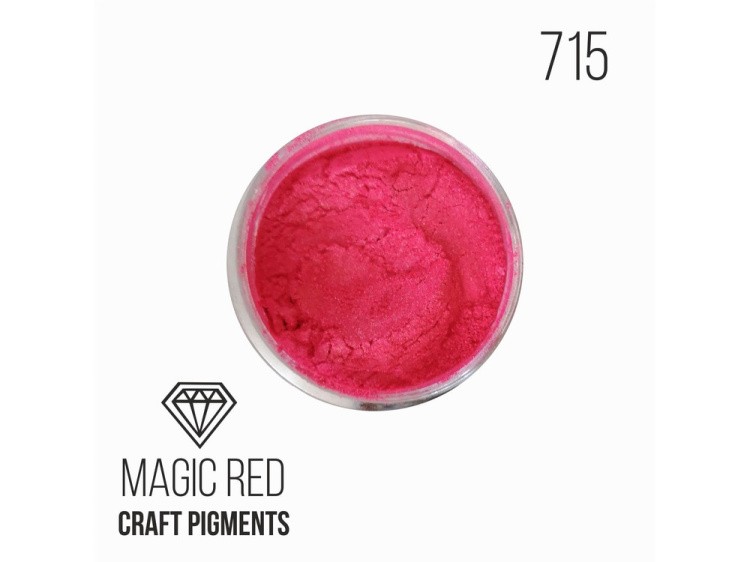 Пигмент минеральный магический красный (Magic red) 10 мл, CraftPigments