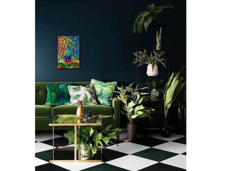 Витраж-раскраска «Жар-птица» — картинка 2