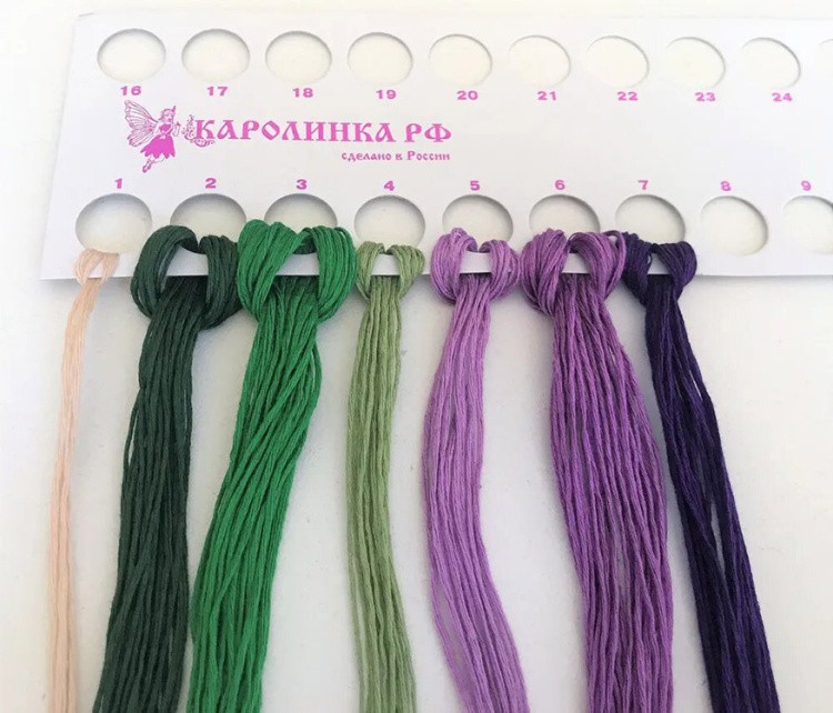 Набор для вышивания «Виноградная лоза - салфетка» — картинка 4