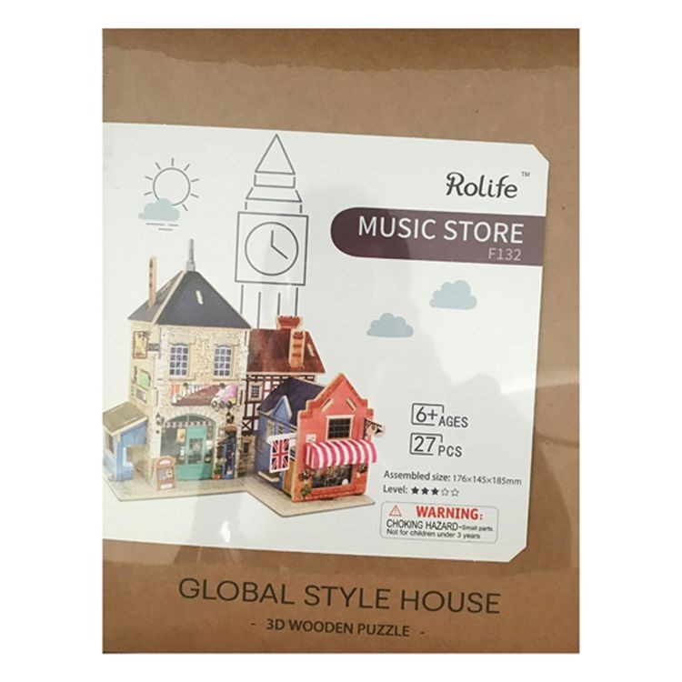 Конструктор из дерева «Британский музыкальный магазин» — картинка 3