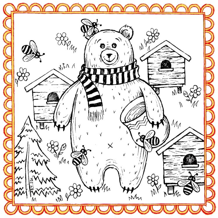 Набор для шитья «Медовый Мишка» — картинка 3