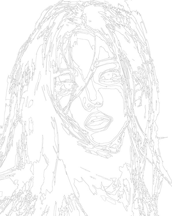 Картина по номерам «K-POP кпоп BlackPink: Ким Джису арт» — картинка 3