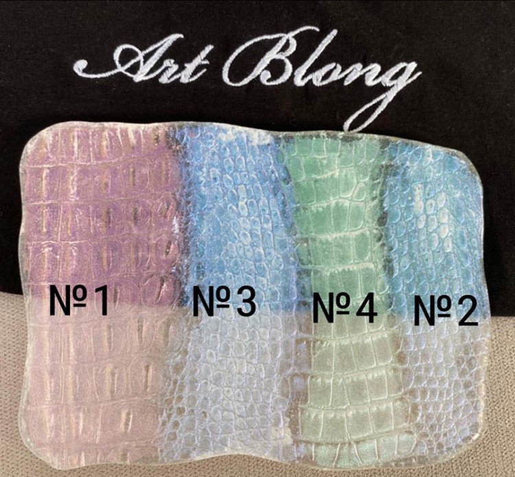 №2 Сhameleon pigment Хамелеон (цвет голубой) 10 г, Art Blong — картинка 2