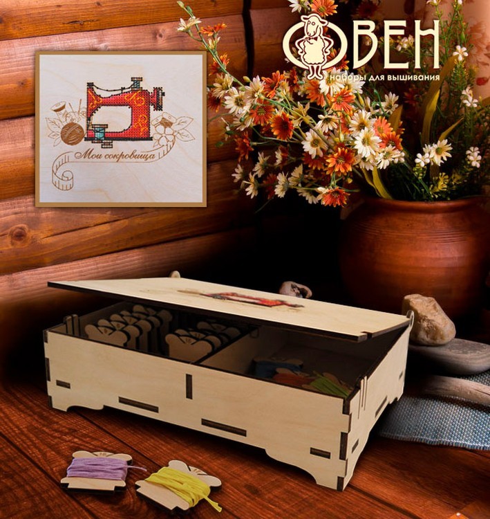 Набор для вышивания «Шкатулка» — картинка 2
