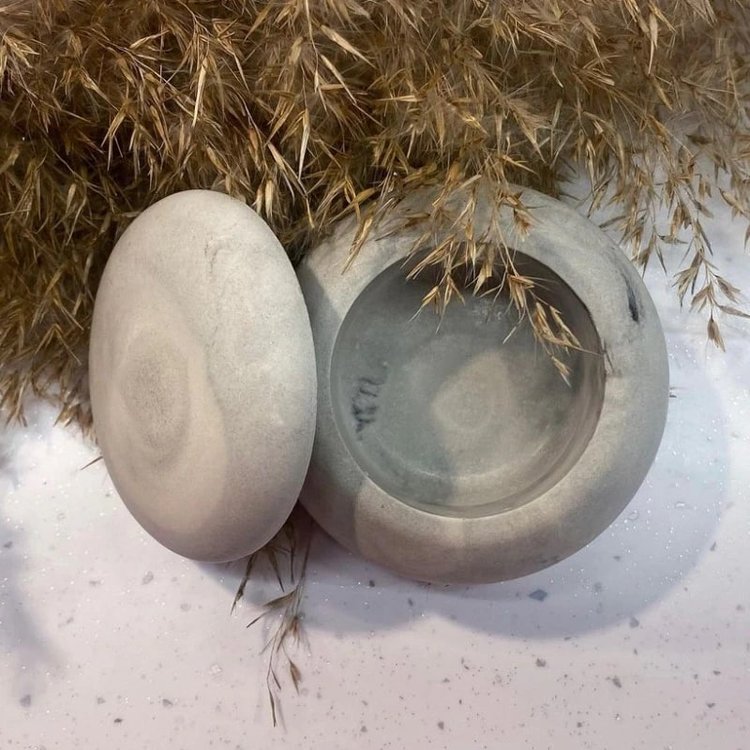 Силиконовый молд - Контейнер/банка для свечей с крышкой №1, d 7 см, 1 шт. — картинка 5