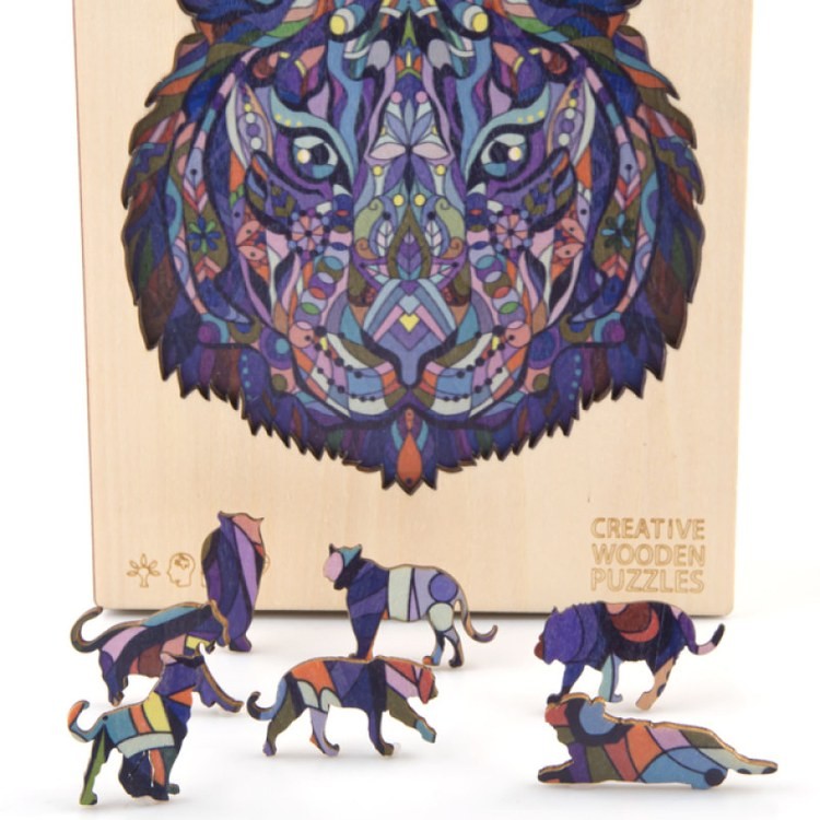 Деревянные пазлы «Волшебный Тигр S», Woodbests — картинка 7