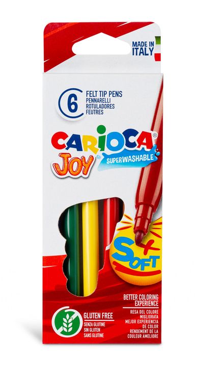 Фломастеры Joy, 6 цв., Carioca