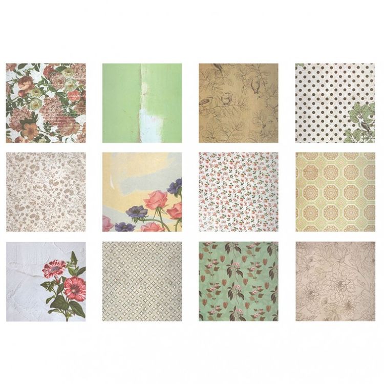 Набор бумаги для скрапбукинга «Арабеска» 30,5x30,5 см — картинка 20