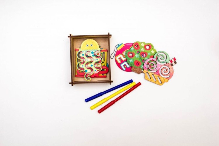 Линейки-трафареты «Детское ассорти» — картинка 4