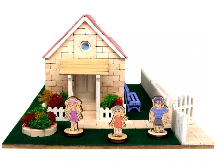 Конструктор из кирпичиков «Дачный домик» — картинка 3