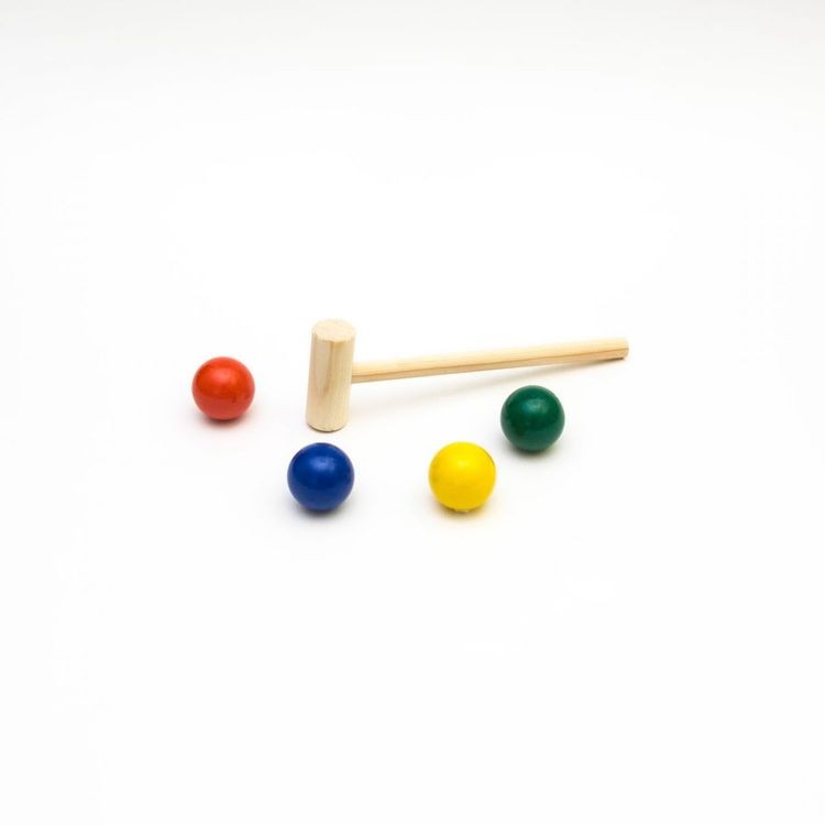 Стучалка цветная «Домик», 4 отверстия — картинка 2