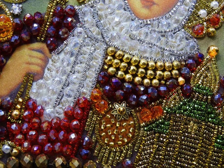 Набор вышивки хрустальными камнями «Святая Ольга» — картинка 7