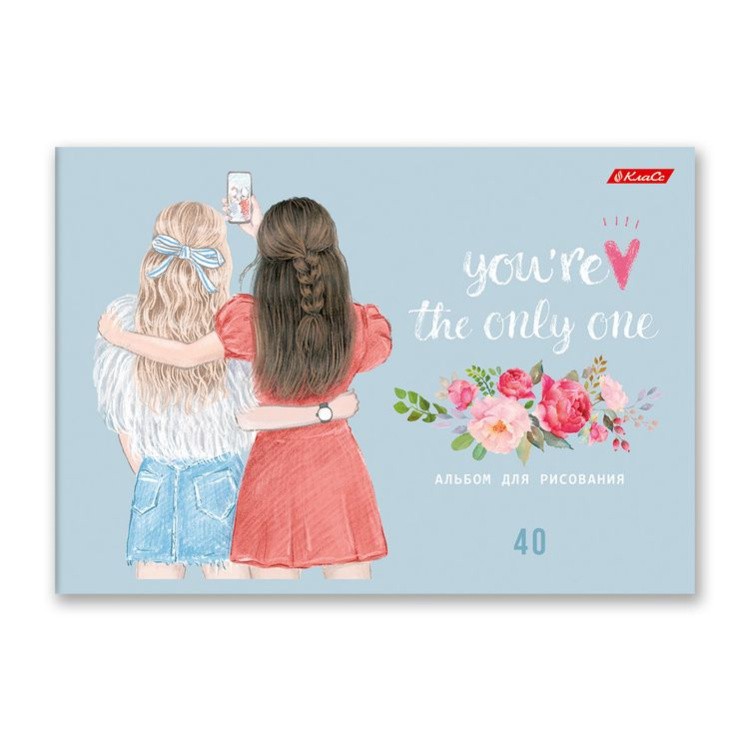 Альбом для рисования «Девичьи грёзы», блестки, 100 г/м2, A4, на скобе, 5 альбомов 40 л., SVETOCH — картинка 4