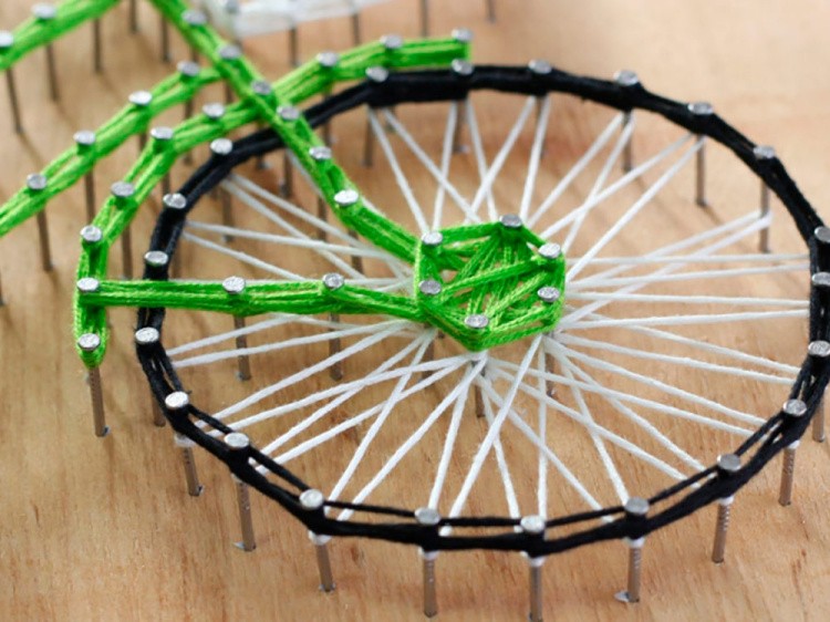 Набор для творчества STRING ART «Велосипед» — картинка 5