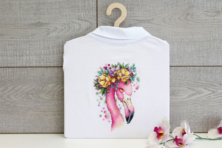 Набор для вышивания «Летний фламинго» — картинка 3