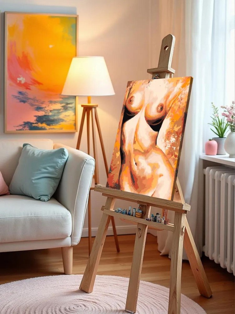 Картина по номерам «Откровенная» — картинка 9