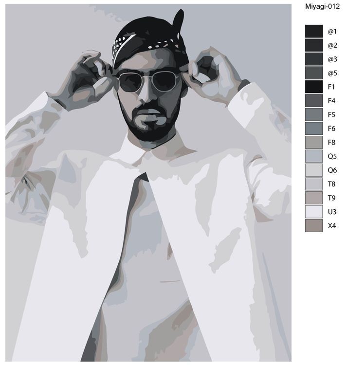 Картина по номерам «Miyagi Мияги 7» — картинка 2