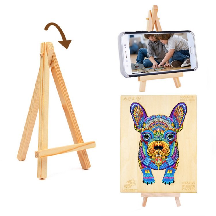 Деревянные пазлы «Смелый Бульдог M», Woodbests — картинка 8