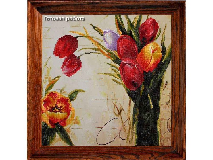 Алмазная вышивка «Тюльпаны» — картинка 2